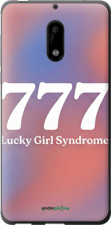 2D пластиковый чехол 'Aesthetic Aura Gradient 777 Lucky Energy' для Nokia 6 изображение 9
