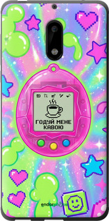 Силиконовый чехол Y2K Aesthetic Retro Pet: Годуй мене кавою для Nokia 6 - 6784u-898 изображение 