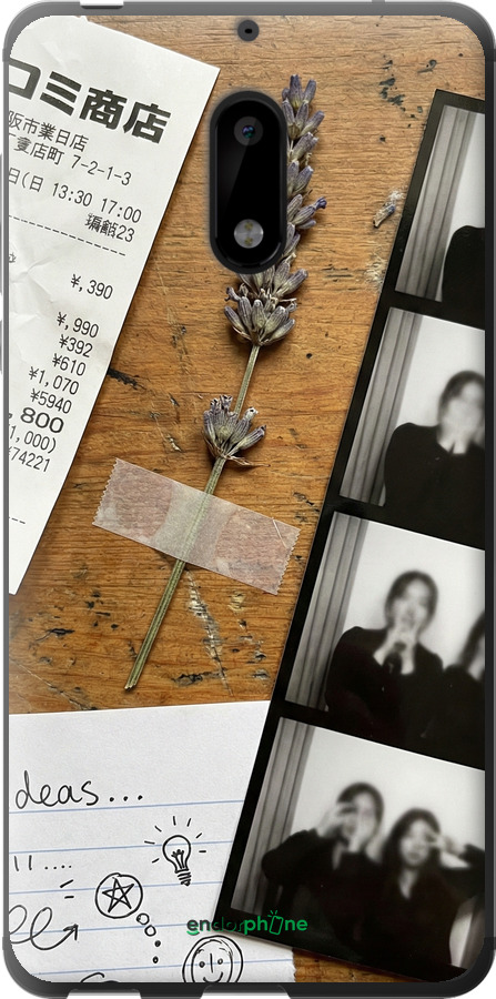 2D пластиковий чехол Aesthetic Scrapbook Collage для Nokia 6 - 6773t-898 изображение 