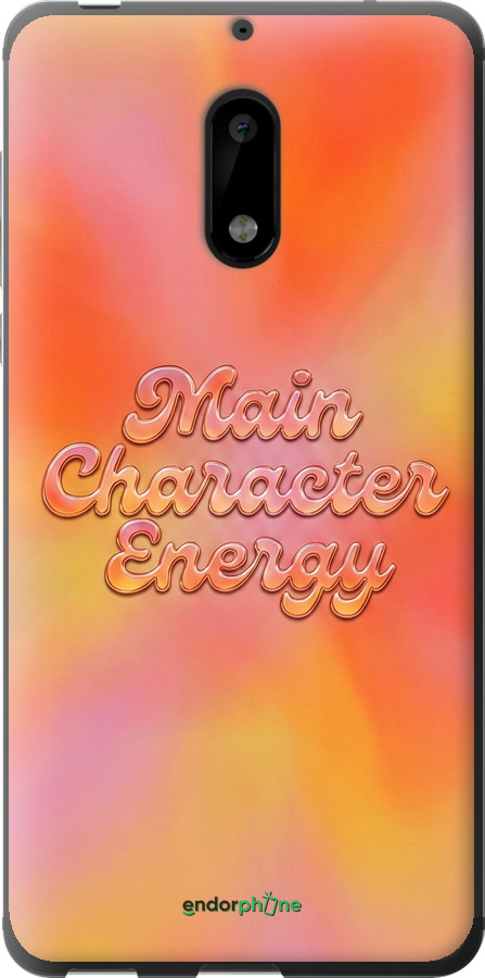 2D пластиковый чехол Aura Gradient Main Character Energy Aesthetic Y2K для Nokia 6 - 6783t-898 изображение 