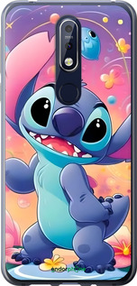 Силиконовый чехол Стич 2 для Nokia 7.1 - 6371u-1593 изображение 