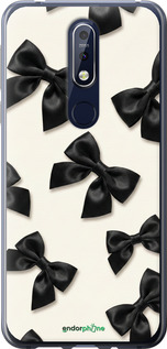 Силиконовый чехол 'Dark Coquette' для Nokia 7.1 изображение 1