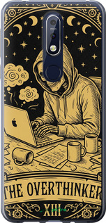 Силиконовый чехол The Overthinker для Nokia 7.1 - 6774u-1593 изображение 