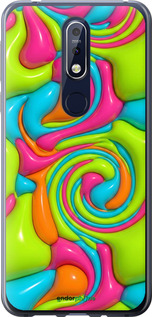 Силіконовий чехол Y2K Jelly Dream для Nokia 7.1 - 6780u-1593 изображение 