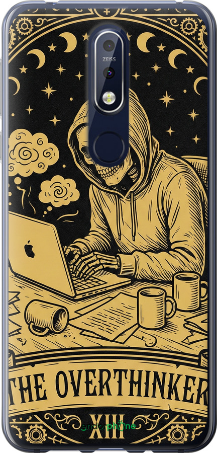 Силиконовый чехол The Overthinker для Nokia 7.1 - 6774u-1593 изображение 