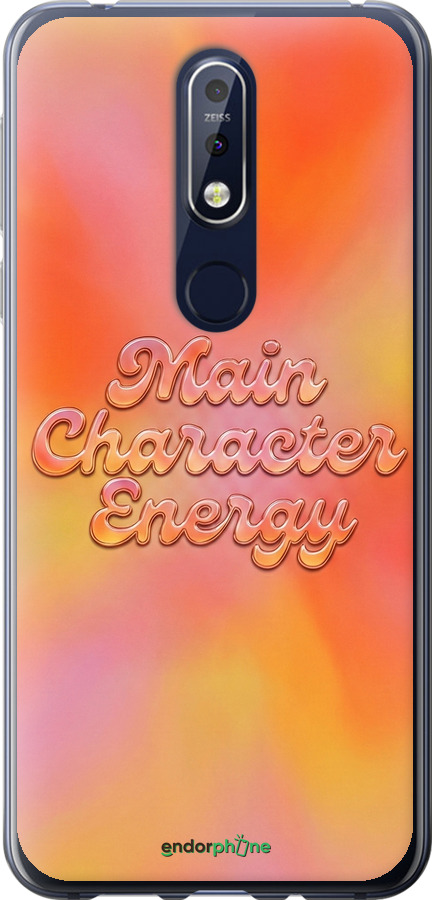 Силіконовий чехол Aura Gradient Main Character Energy Aesthetic Y2K для Nokia 7.1 - 6783u-1593 изображение 