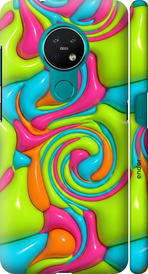 3D пластиковый матовый чехол Y2K Jelly Dream для Nokia 6.2 - 6780m-2018 изображение 