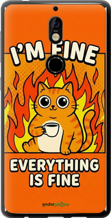 Силиконовый чехол 'Funny Cat' для Nokia 7 изображение 5