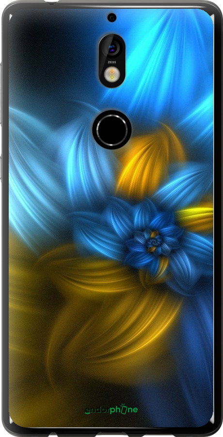 

Силіконовий чохол "Візерунок 46" для Nokia 7, Синій
