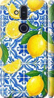 3D пластиковый матовый чехол Grocery Girl Italian Summer для Nokia 8.1 - 6766m-1620 изображение 