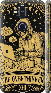 3D пластиковий матовий чохол 'The Overthinker' для Nokia 8.1 зображення 1