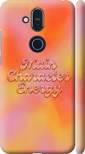 3D пластиковый матовый чехол 'Aura Gradient Main Character Energy Aesthetic Y2K' для Nokia 8.1 изображение 9