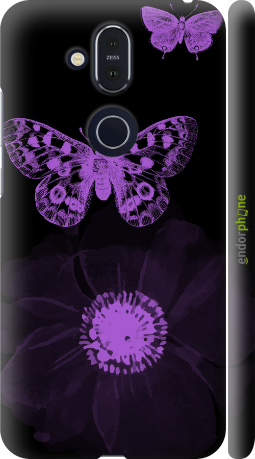 3D пластиковый матовый чехол Нежность для Nokia 8.1 - 5906m-1620 изображение 