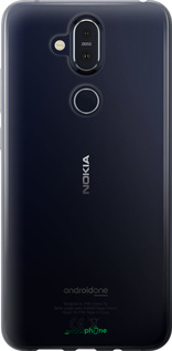 Силиконовый чехол 'Прозрачный' для Nokia 8.1 изображение 16