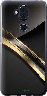 Силиконовый чехол Динамика для Nokia 8.1 - 5836u-1620 изображение 