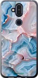 Силіконовий чехол Мрамор для Nokia 8.1 - 6306u-1620 изображение 