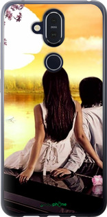 Силиконовый чехол Sunset для Nokia 8.1 - 6607u-1620 изображение 