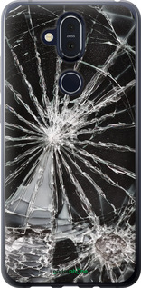 Силіконовий чехол Glass для Nokia 8.1 - 6608u-1620 изображение 