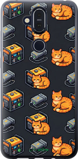 Силиконовый чехол Autonomous Zone для Nokia 8.1 - 6771u-1620 изображение 