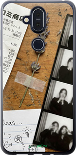 Силиконовый чехол Aesthetic Scrapbook Collage для Nokia 8.1 - 6773u-1620 изображение 