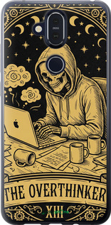 Силіконовий чехол The Overthinker для Nokia 8.1 - 6774u-1620 изображение 