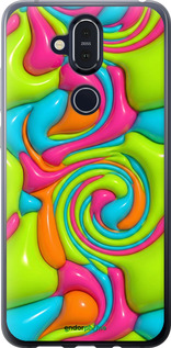Силиконовый чехол Y2K Jelly Dream для Nokia 8.1 - 6780u-1620 изображение 
