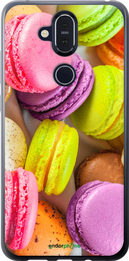 

Coque du Silicone "Macarons" pour Nokia 8.1, Jaune
