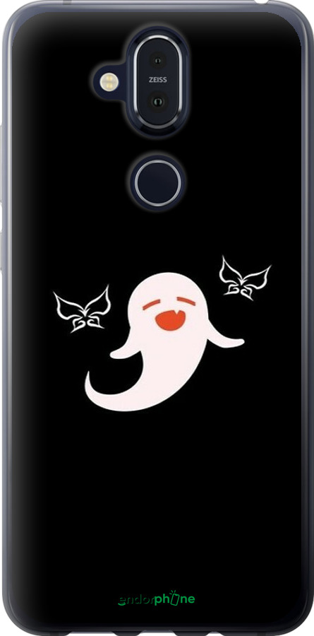 Силиконовый чехол Genshin Impact Ху Тао Искусство духа-призрака для Nokia 8.1 - 6534u-1620 изображение 