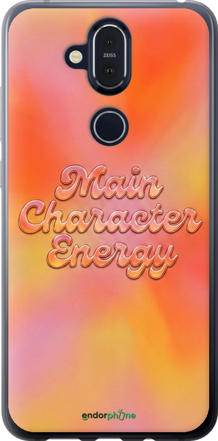 Силиконовый чехол Aura Gradient Main Character Energy Aesthetic Y2K для Nokia 8.1 - 6783u-1620 изображение 