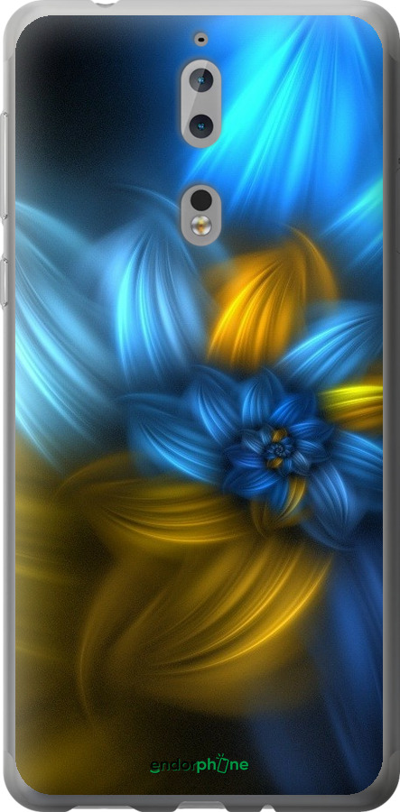 

Силіконовий чохол "Візерунок 46" для Nokia 8, Синій