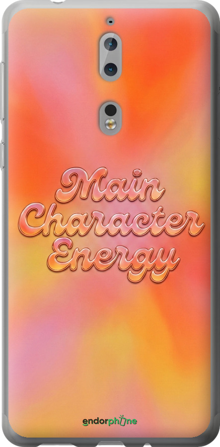 Силиконовый чехол Aura Gradient Main Character Energy Aesthetic Y2K для Nokia 8 - 6783u-1115 изображение 