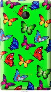 Силіконовий чехол Барвисті метелики для Nokia X2 Dual SIM - 4761u-469 изображение 