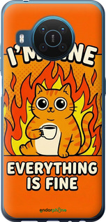 Силиконовый чехол 'Funny Cat' для Nokia X20 изображение 5