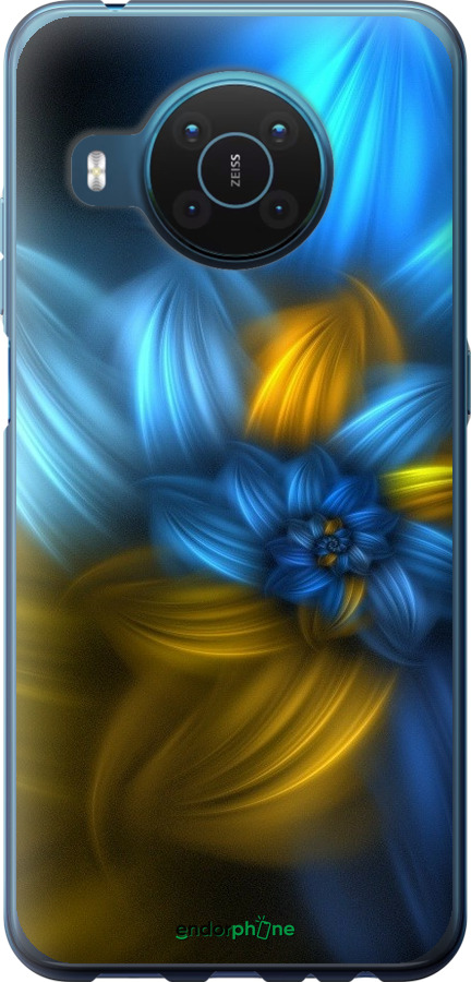 

Силіконовий чохол "Візерунок 46" для Nokia X20, Синій