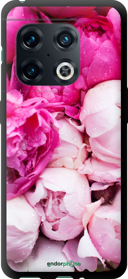 

Coque du TPU noir "Pivoines roses" pour OnePlus 10 Pro, Rose
