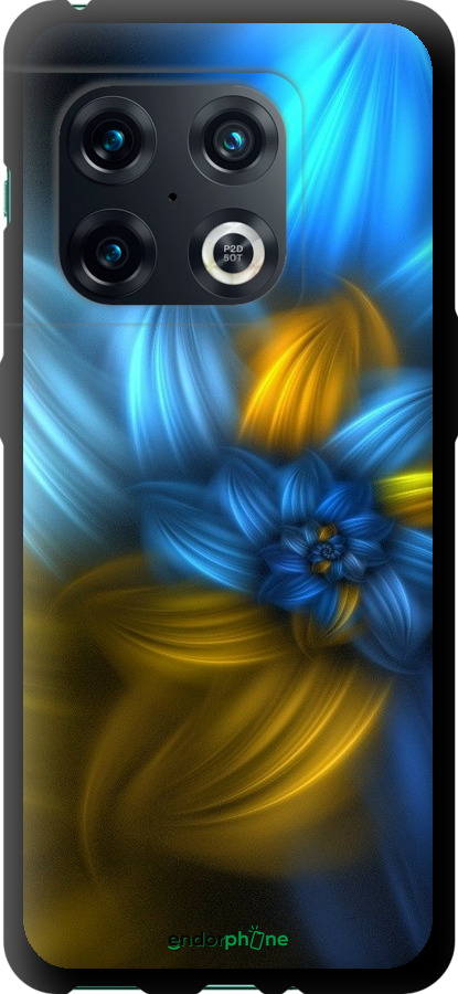 

TPU чорний чохол "Візерунок 46" для OnePlus 10 Pro, Синій