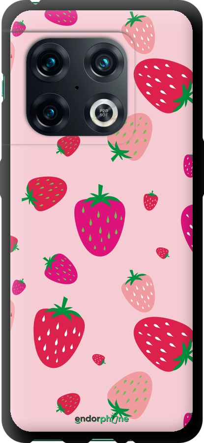 TPU чехол Полунички для OnePlus 10 Pro - 4332b-2588 изображение 