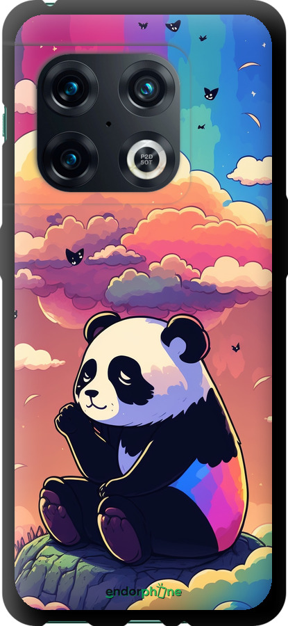 TPU чехол Панда в облаках для OnePlus 10 Pro - 5585b-2588 изображение 