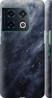 3D пластиковий матовий чехол Сині хмари, Синій місяць для OnePlus 10 Pro - 6398m-2588 изображение 
