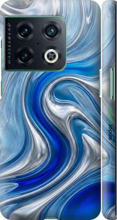 3D пластиковый матовый чехол Liquid Chrome для OnePlus 10 Pro - 6781m-2588 изображение 