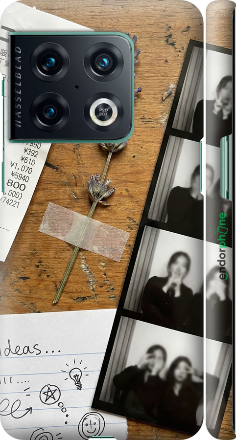 3D пластиковый матовый чехол Aesthetic Scrapbook Collage для OnePlus 10 Pro - 6773m-2588 изображение 