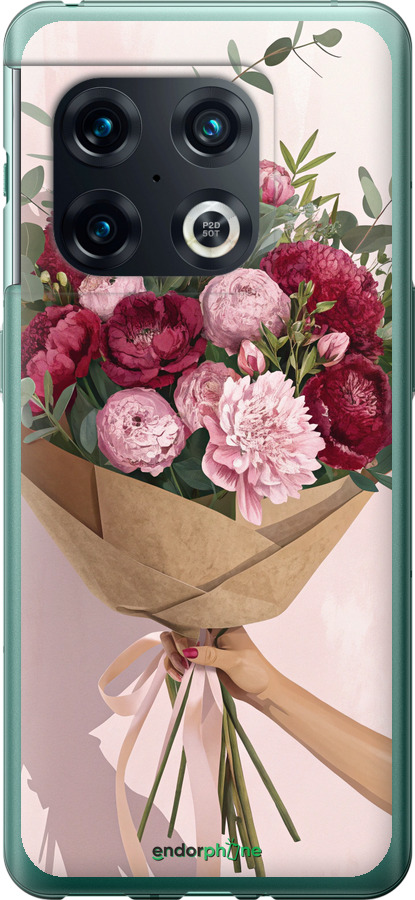 Силіконовий чехол Півонії 1 для OnePlus 10 Pro - 6705u-2588 изображение 