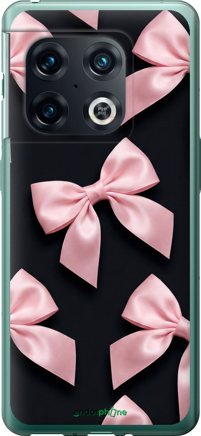Силиконовый чехол Coquette Ribbons Dark Coquette для OnePlus 10 Pro - 6767u-2588 изображение 