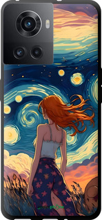 TPU чехол Дівчина Арт для OnePlus Ace - 6325b-2953 изображение 