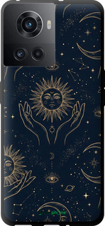 TPU чехол Celestial Harmony: Sun & Moon Gold Mystic Pattern для OnePlus 10R - 6778b-2627 изображение 