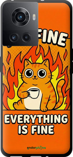 TPU чехол Funny Cat для OnePlus 10R - 6786b-2627 изображение 