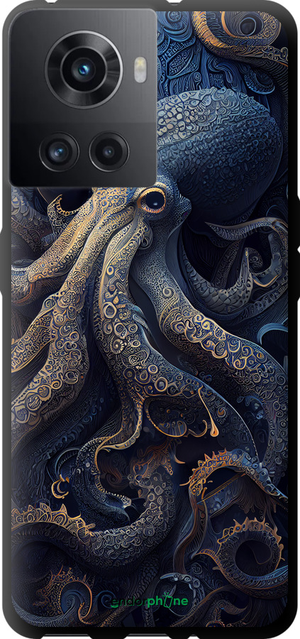 TPU чехол Осьминог для OnePlus 10R - 5551b-2627 изображение 