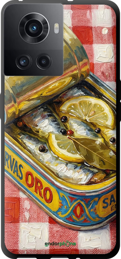 TPU чехол Vintage Sardine Tin Phone для OnePlus 10R - 6772b-2627 изображение 