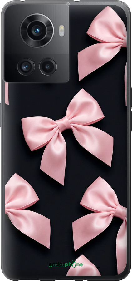 Силиконовый чехол Coquette Ribbons Dark Coquette для OnePlus 10R - 6767u-2627 изображение 