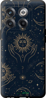 TPU чехол Celestial Harmony: Sun & Moon Gold Mystic Pattern для OnePlus 10T - 6778b-2647 изображение 